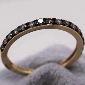 Effy Black Diamond 14K Gold Ring